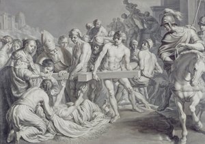 真の十字架の発見 作： Johann Georg Rudolphi